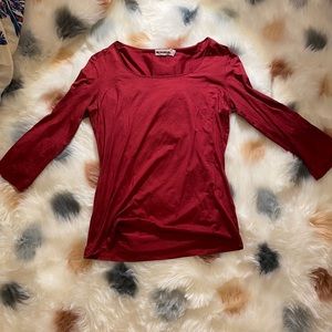 Red Jill sander long sleeve tee